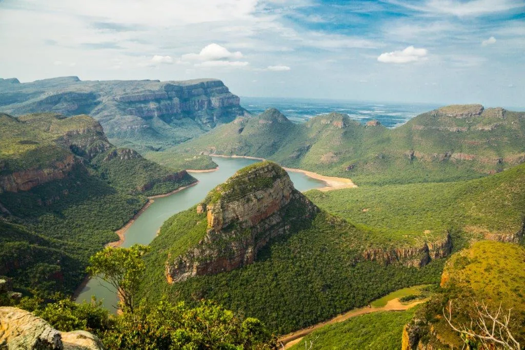 Wide canyon landscape in Southern Africa